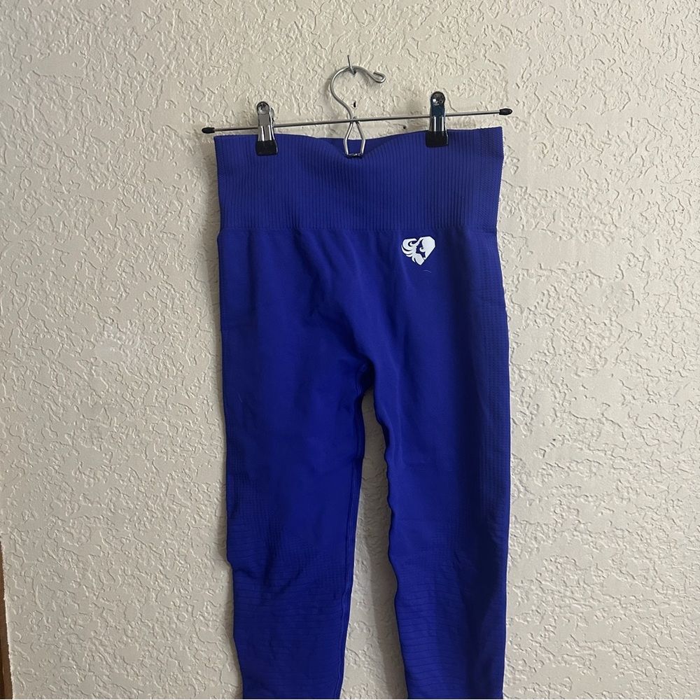 Women's Best Blue Power Seamless Leggings Size Medium Work Out‎ - Picture 4 of 7